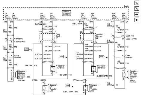 gmc sierra speaker wiring diagram