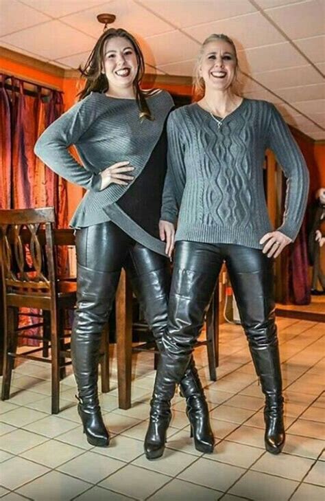 pin by gip joseph on womans in thigh high boots leather outfit