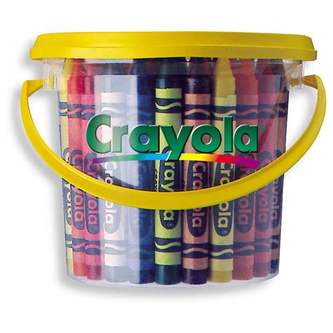 crayola large wax crayons deskpack  complete office supplies