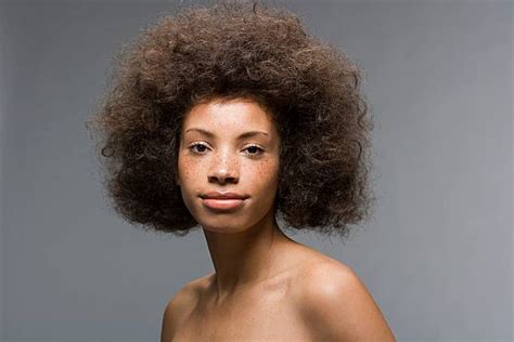 curly hair naked women mixed race person pictures images and stock