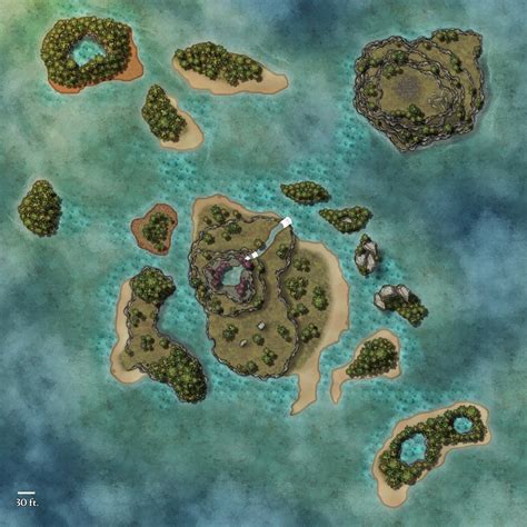 archipelago map czrpg battlemaps wargame vault
