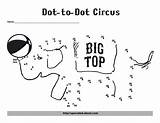 Dot Circus Counting Dots Skip Worksheet Specialed Preschool sketch template
