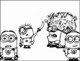 Pages Coloring Despicable Getcolorings Minions Minion sketch template