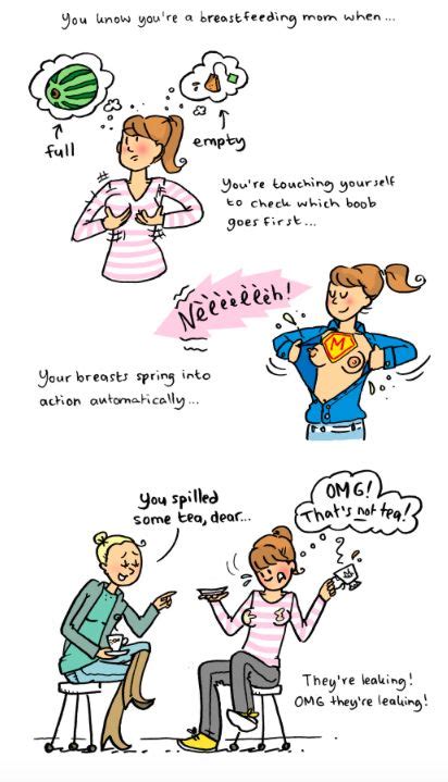 honest cartoons capture the hot mess that is new motherhood smijeh je lijek humor