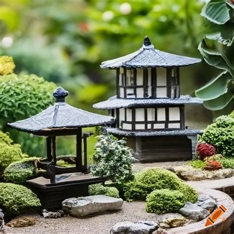 professional photography   miniature japanese oriental garden set