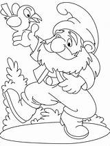 Gnome Coloring Garden Pages Gnomes Drawings Bird Printable Kids Designlooter Dance 795px 55kb Wonder sketch template
