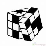 Rubik Rubiks Kostka Rubika Cubo Kolorowanki Blanco Dla Rubix Openclipart Inteligentes Imágen Wydruku Bestcoloringpagesforkids sketch template