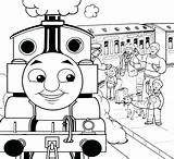 Train Coloring Pages Thomas Christmas Passenger Coal James Color Printable Lower Drawing Colouring Getcolorings Getdrawings sketch template