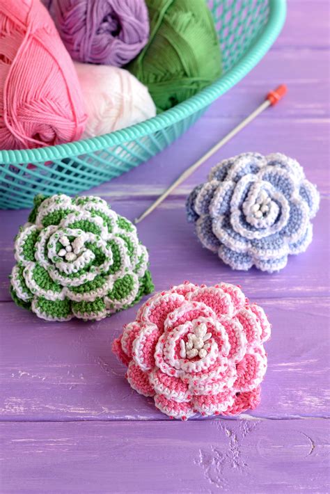 Free Crochet Flower Patterns To Print Hot Sex Picture