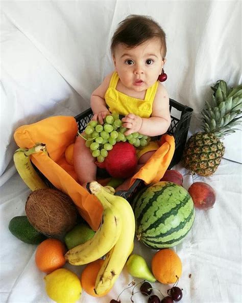 cute baby baby fruit cute babies baby photography
