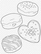 Mewarnai Donat Dunkin Doughnuts Icing sketch template