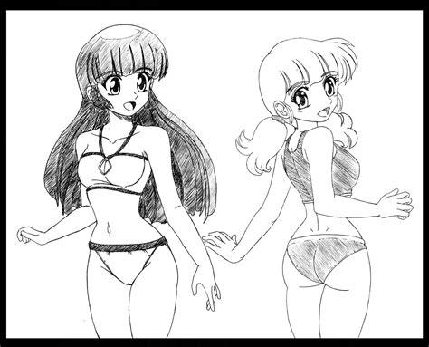 Penny And Atsuko In Bikini Manga Version By Arthurwolf On Deviantart