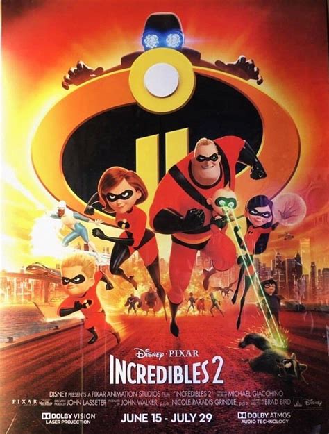 Official Incredibles 2 Poster Movies