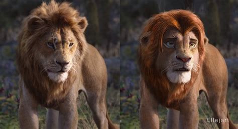 this photoshop savvy fan reimagined ‘lion king characters to look more like the cartoon