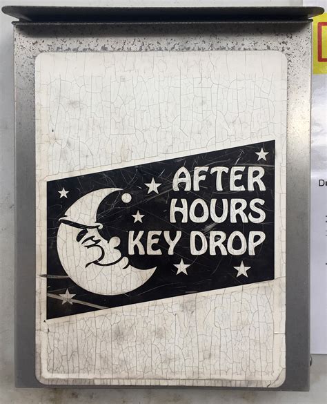 hours key drop box chicago fonts