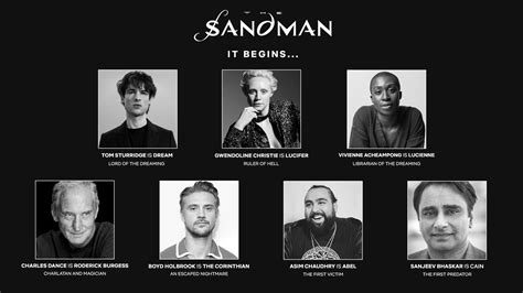 sandman tv show   cast   films