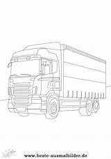 Lkw Ausmalbild Ausmalen Scania Ausdrucken Malvorlagen Drucken Coloring Kostenlos Malvorlage Kleurplaat Kran Motorrad Bagger Traktor sketch template