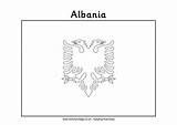 Albania sketch template