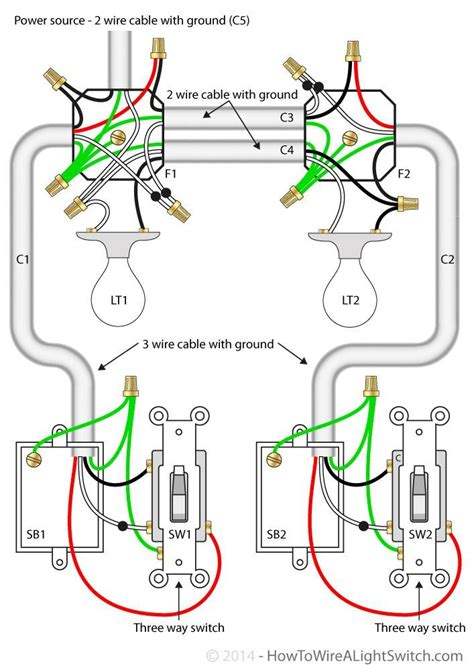 combination light switch wiring diagram