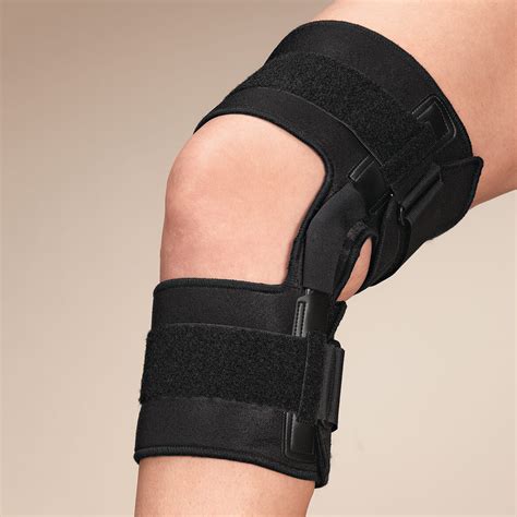 knee brace  metal support  weak  injured knees