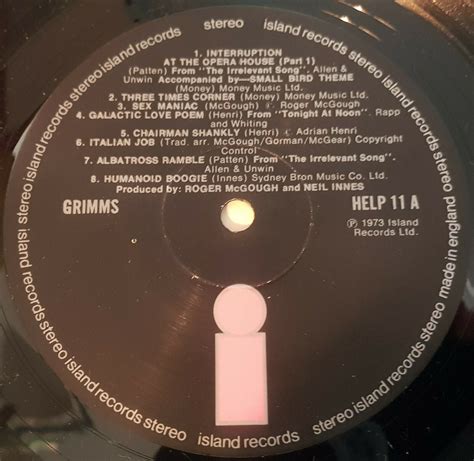 Neil Innes Grimms Grimms Very Good Condition Viv