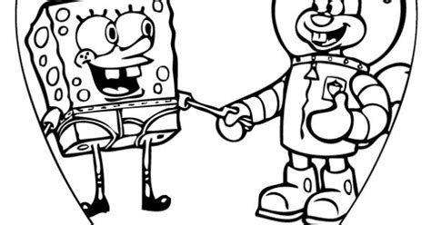 valentines day coloring pages spongebob valentines day coloring