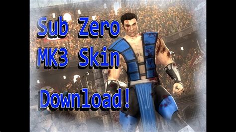 Mortal Kombat 9 [pc] Sub Zero Mk3 Skin Mod Download Youtube