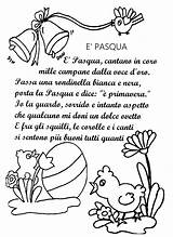 Pasqua Maestra Poesie Colorare sketch template