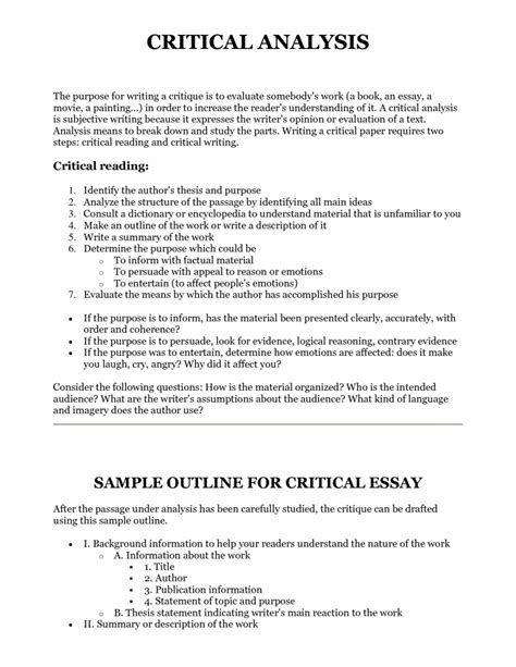 sample research critique psychology  smart literature review