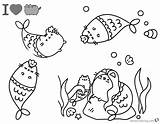 Pusheen Coloring Pages Mermaid Cat Beautiful Printable Line Print Drawing Color Kids Bettercoloring sketch template