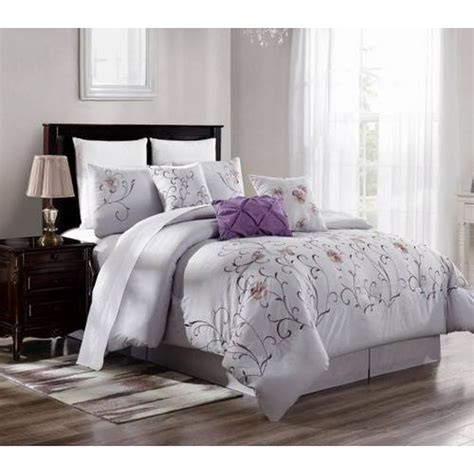 milly  piece comforter set cotton touch oversized embroidered bedding