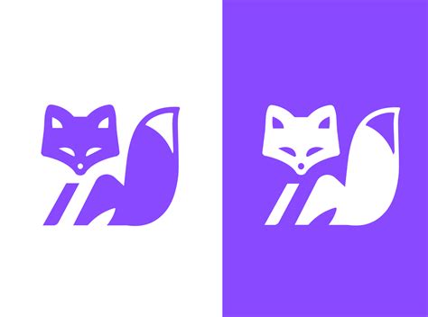 fox logo  matthieumartigny  dribbble