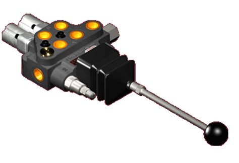 brand hydraulic loader directional control valve lvrfstkab  joystick regen ebay