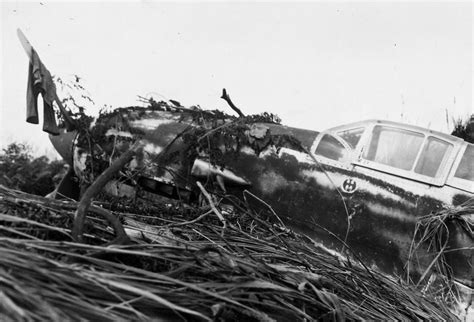 Japanese Kawasaki Ki 61 Abandoned By Pilot After