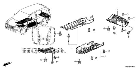 honda crv body parts diagram