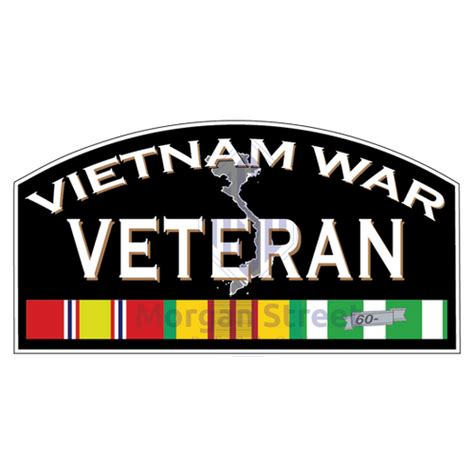 vietnam war veteran decal morganstreetdesign