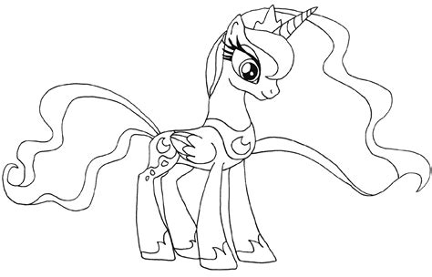 pony coloring pages luna  worksheets colouring pages