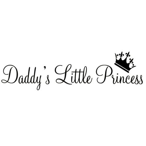 daddy s little princess decal nursery wall quotes