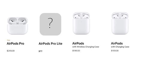 airpods pro lite release  features specs rumors