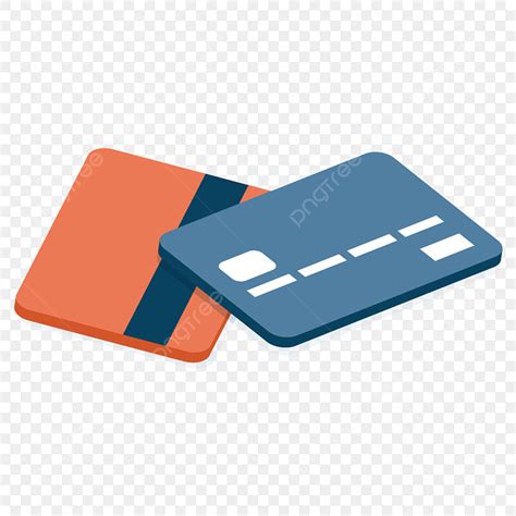 hand drawn cartoon credit card png element credit card clipart png