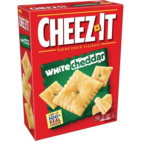 cheez  baked white cheddar snack crackers  oz walmartcom
