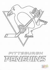 Coloring Pittsburgh Penguins Nhl Pages Logo Hockey Printable Sport Penguin Logos Color Print Maple Colouring Toronto Supercoloring Field Teams Info sketch template