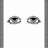 Eyes Card Pair Flash Template Print Printable Coloring Pages sketch template