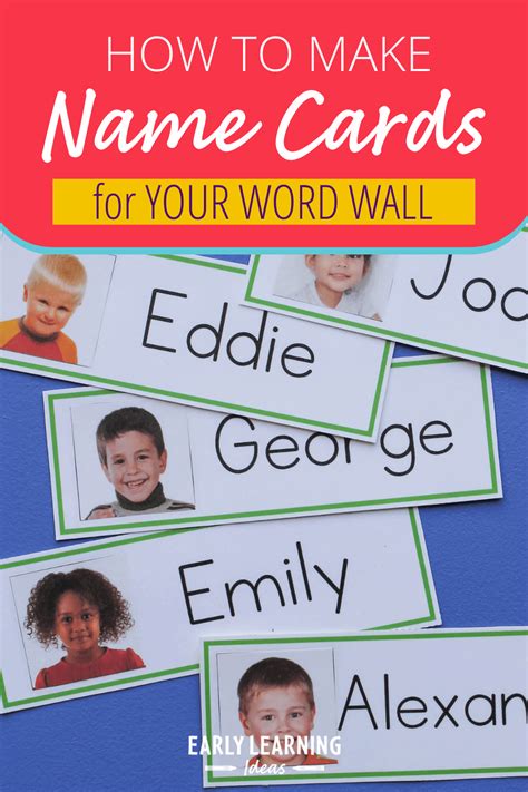 cards   cards   word wall