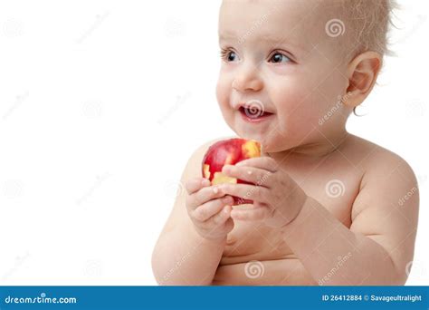 baby  apple stock photo image  attractive food