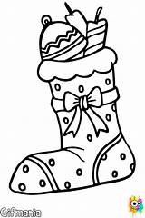 Calcetines Calcetin Coloreados Sock Nikolausstiefel Ausmalen sketch template