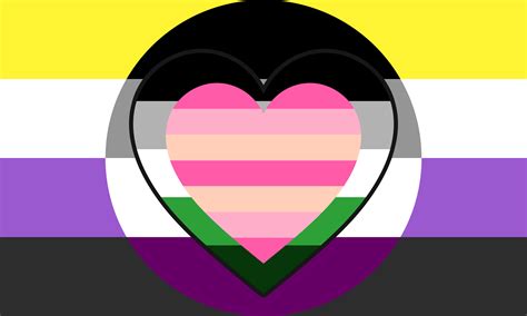 Nonbinary Asexual Gray Finromantic Combo Flag By Pride Flags On Deviantart