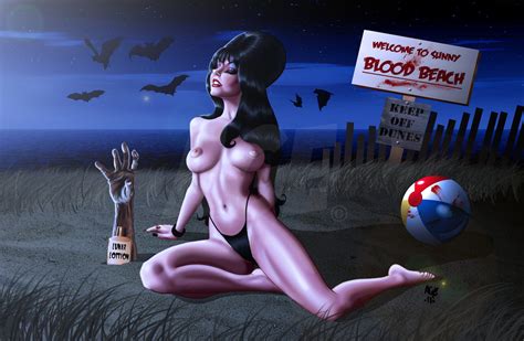 Elvira Moonbathing Topless Elvira Rule 34 Collection