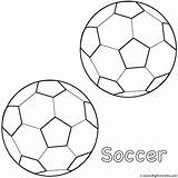 Coloring Ball Balls Soccer Sports Pages Drawing Small Print Cup Football Bat Two Color Kids Goal Father Sphere Printable Clipart sketch template