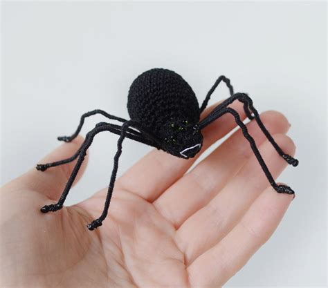 halloween spider toy stuffed realistic spider figurine etsy